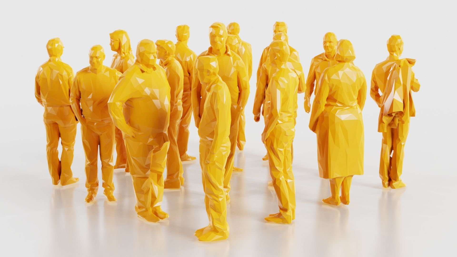 Low Poly Persons 7 Low-poly 3D model_23