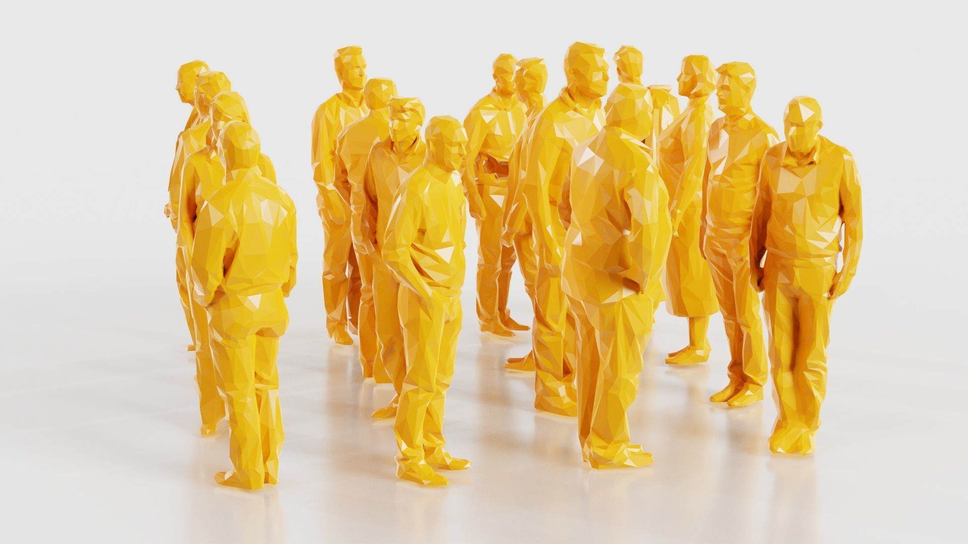 Low Poly Persons 7 Low-poly 3D model_25