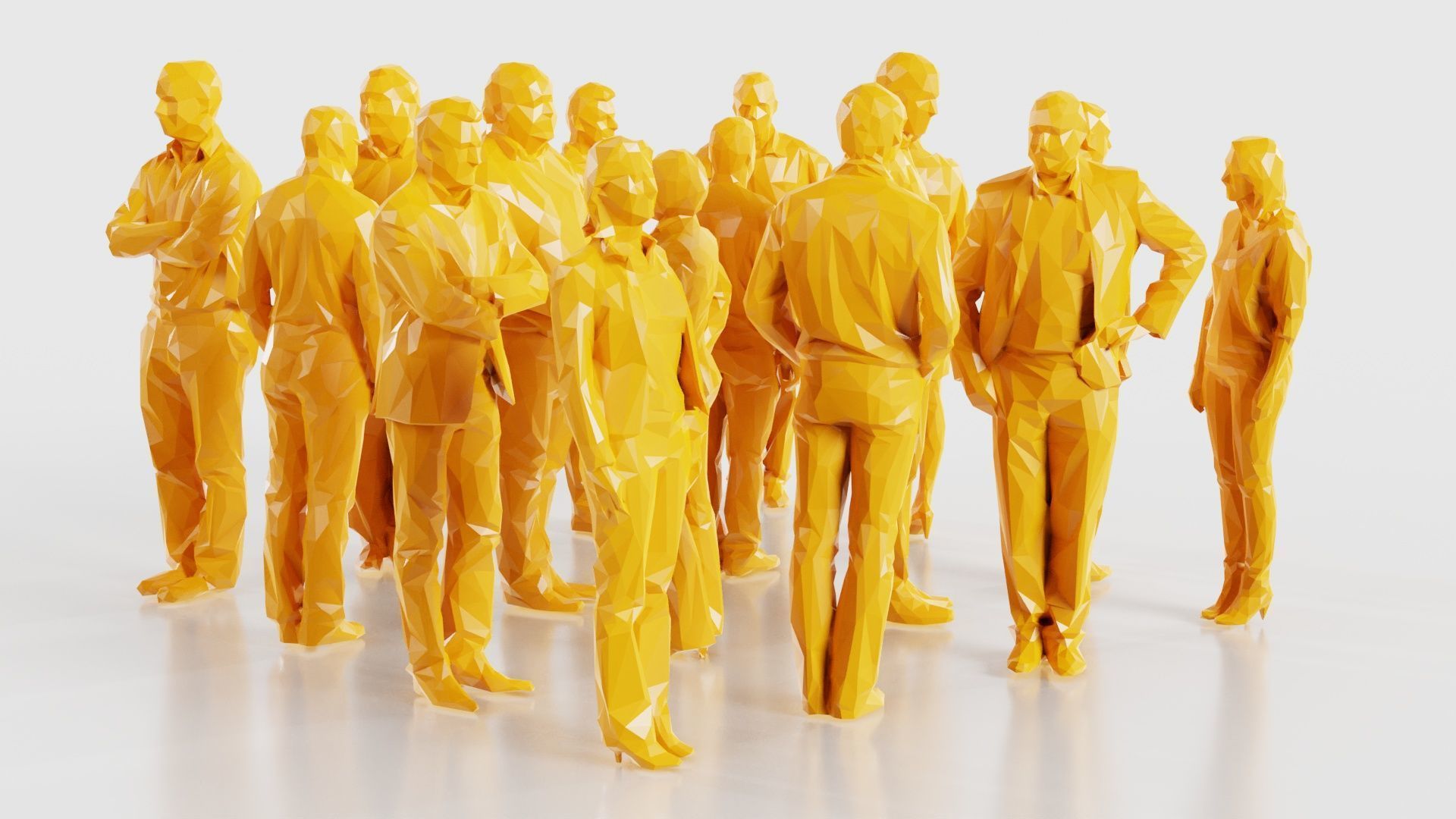 Low Poly Persons 8 Low-poly 3D model_23