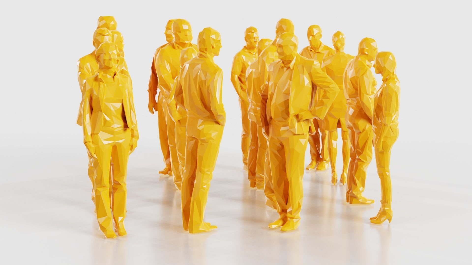 Low Poly Persons 8 Low-poly 3D model_22