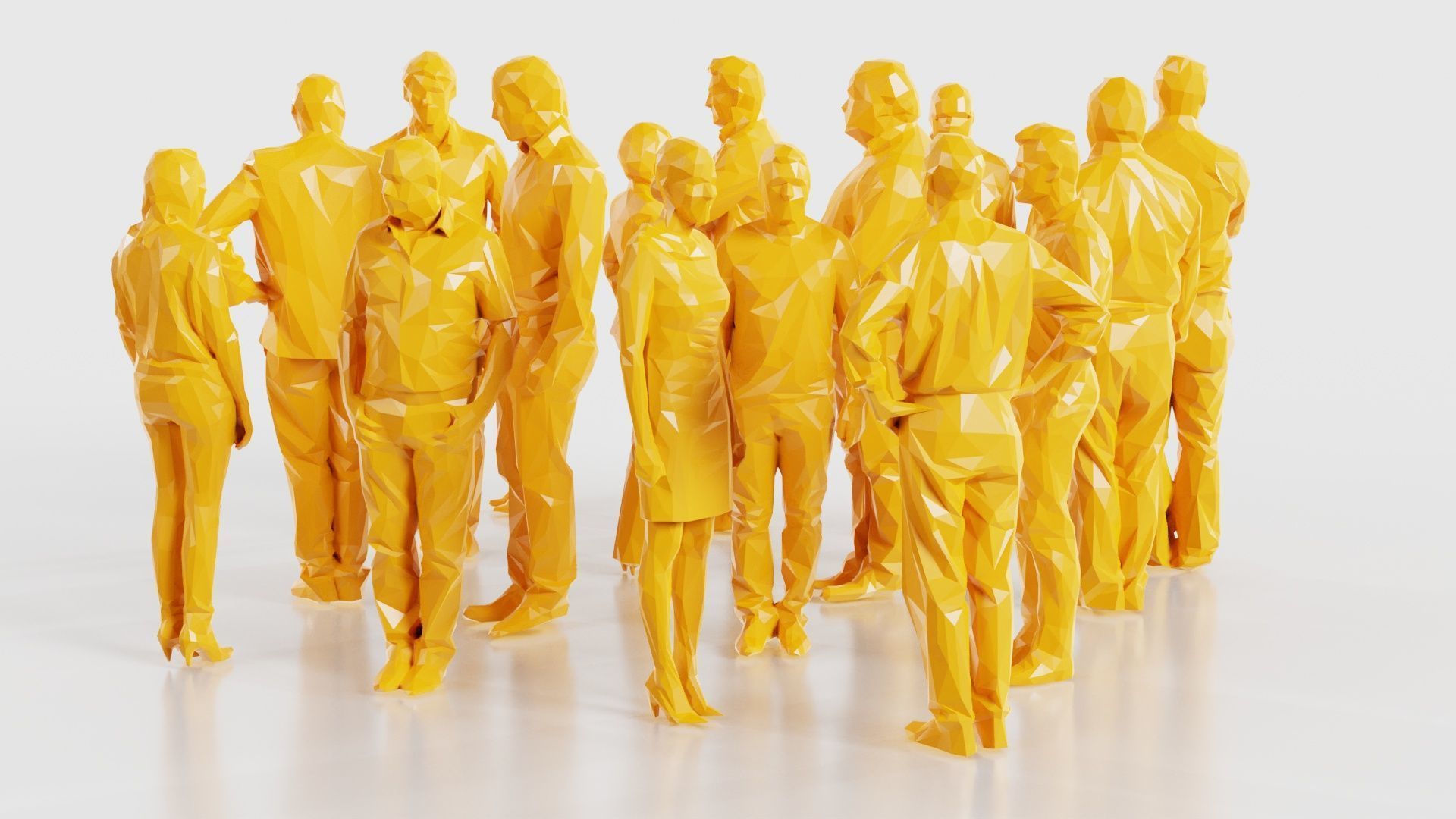 Low Poly Persons 8 Low-poly 3D model_18