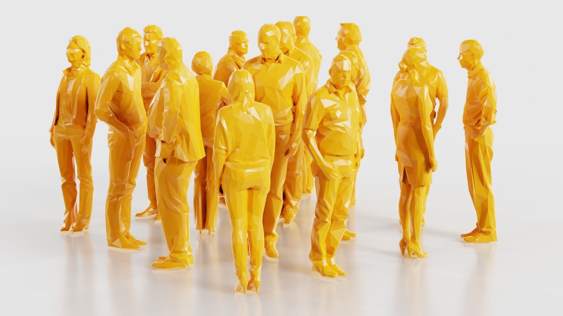 Low Poly Persons 8 Low-poly 3D model_20