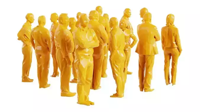 Low Poly Persons 8 Low-poly 3D model