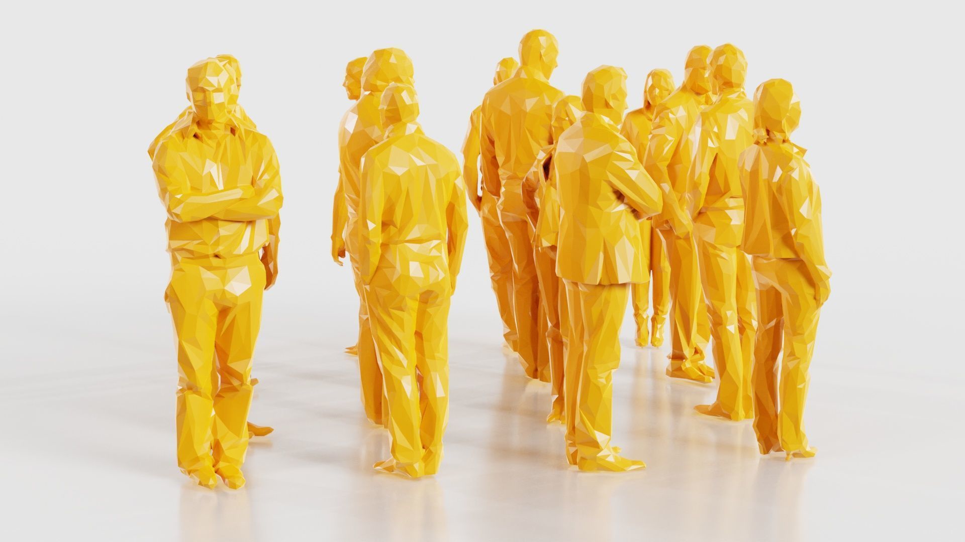 Low Poly Persons 8 Low-poly 3D model_25