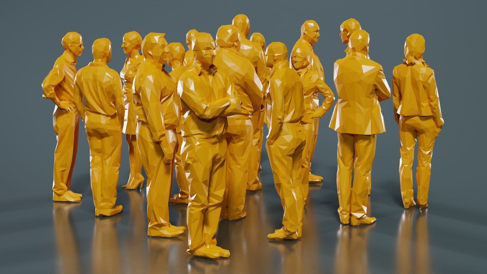 Low Poly Persons 8 Low-poly 3D model_12