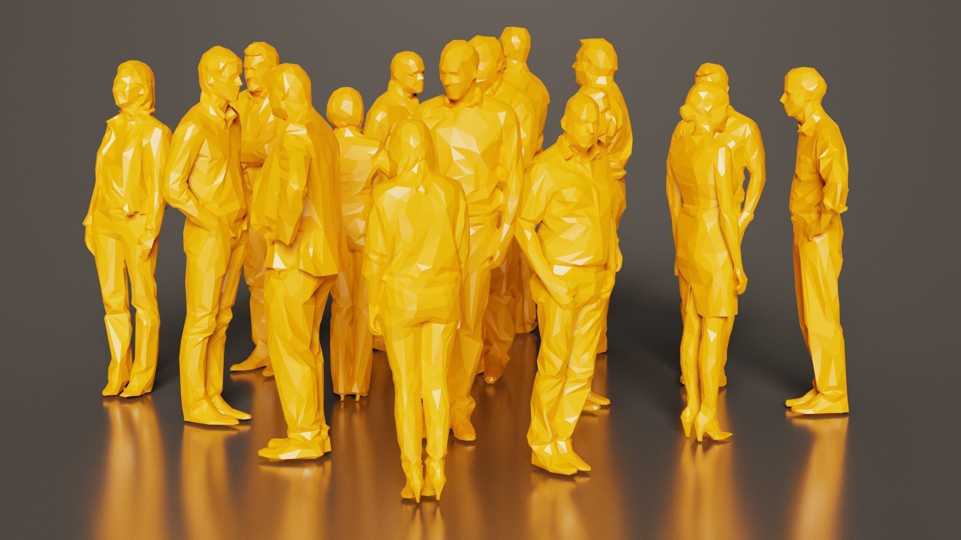 Low Poly Persons 8 Low-poly 3D model_8