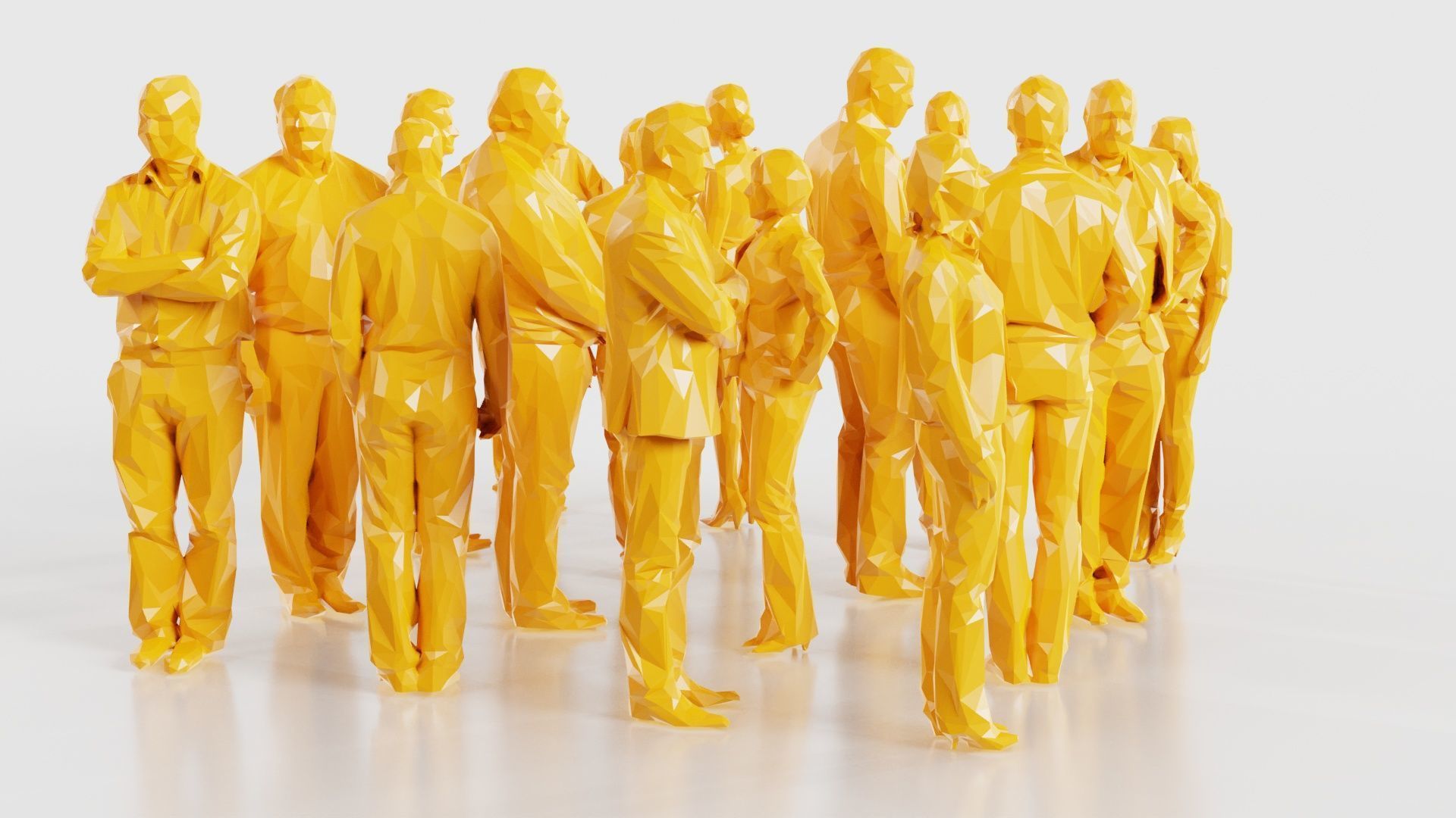 Low Poly Persons 8 Low-poly 3D model_24