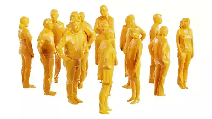 Low Poly Persons 9 Low-poly 3D model