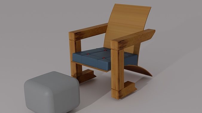 SOFA Chair belnder 3d  3D model