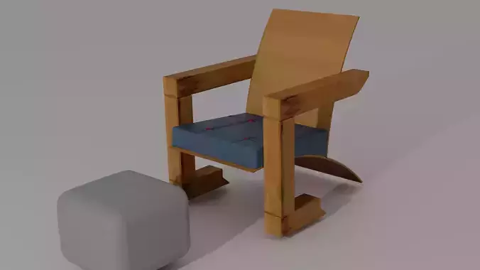 SOFA Chair belnder 3d 