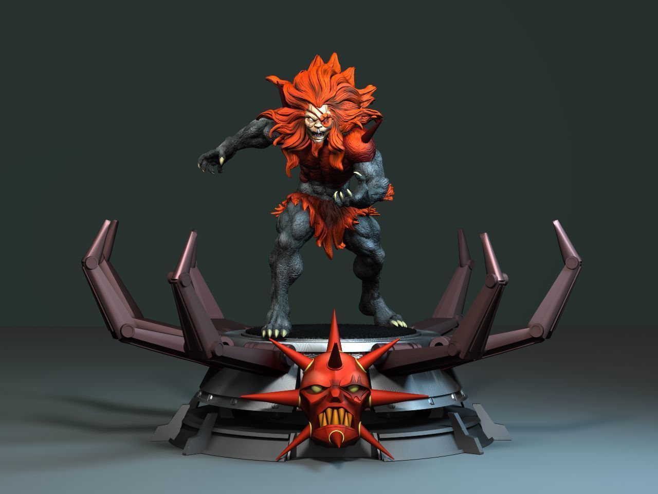 Silverhawks Monstar STL files 3d printing collectibles 3D print model_5