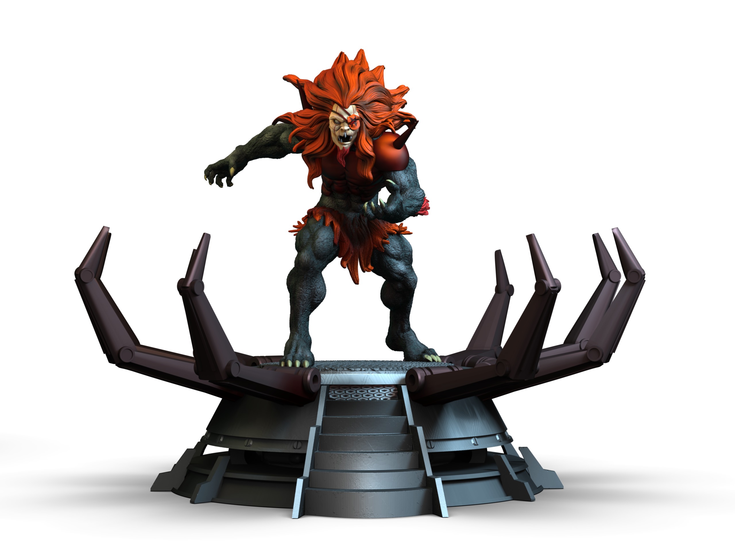 Silverhawks Monstar STL files 3d printing collectibles 3D print model_6