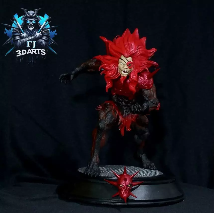 Silverhawks Monstar STL files 3d printing collectibles 3D print model_0