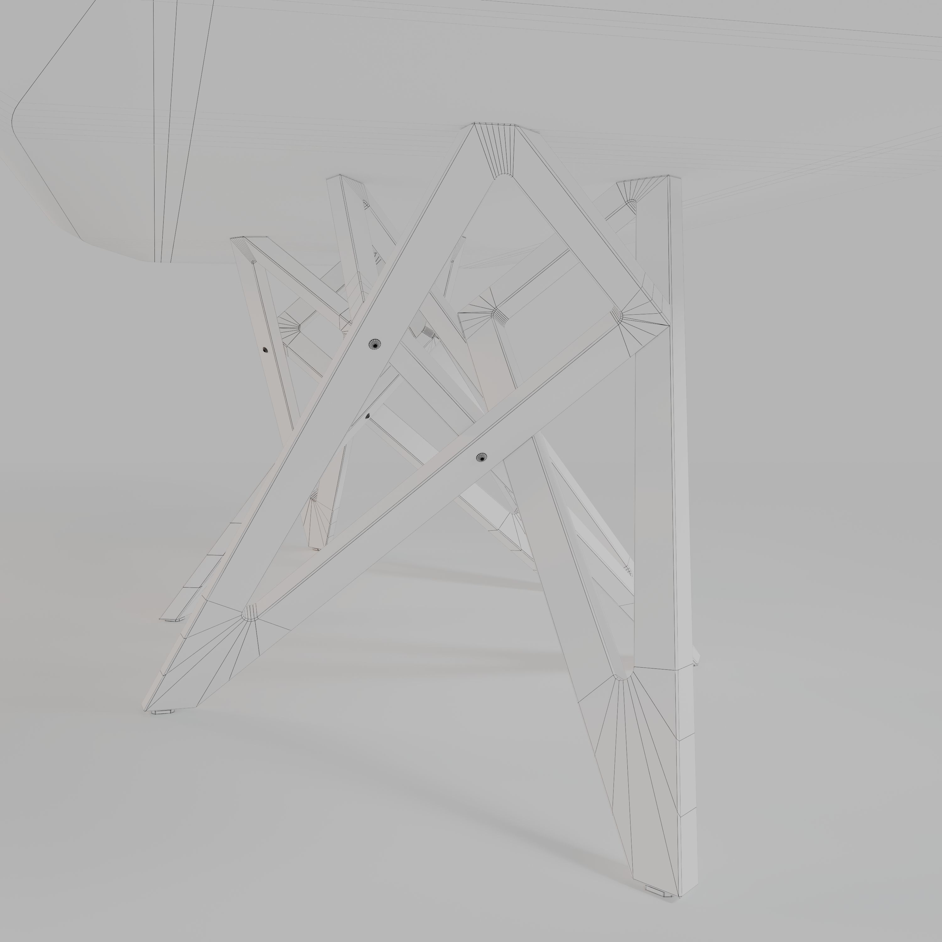 ENNEA DINING TABLE BARREL-SHAPED 3D model_9