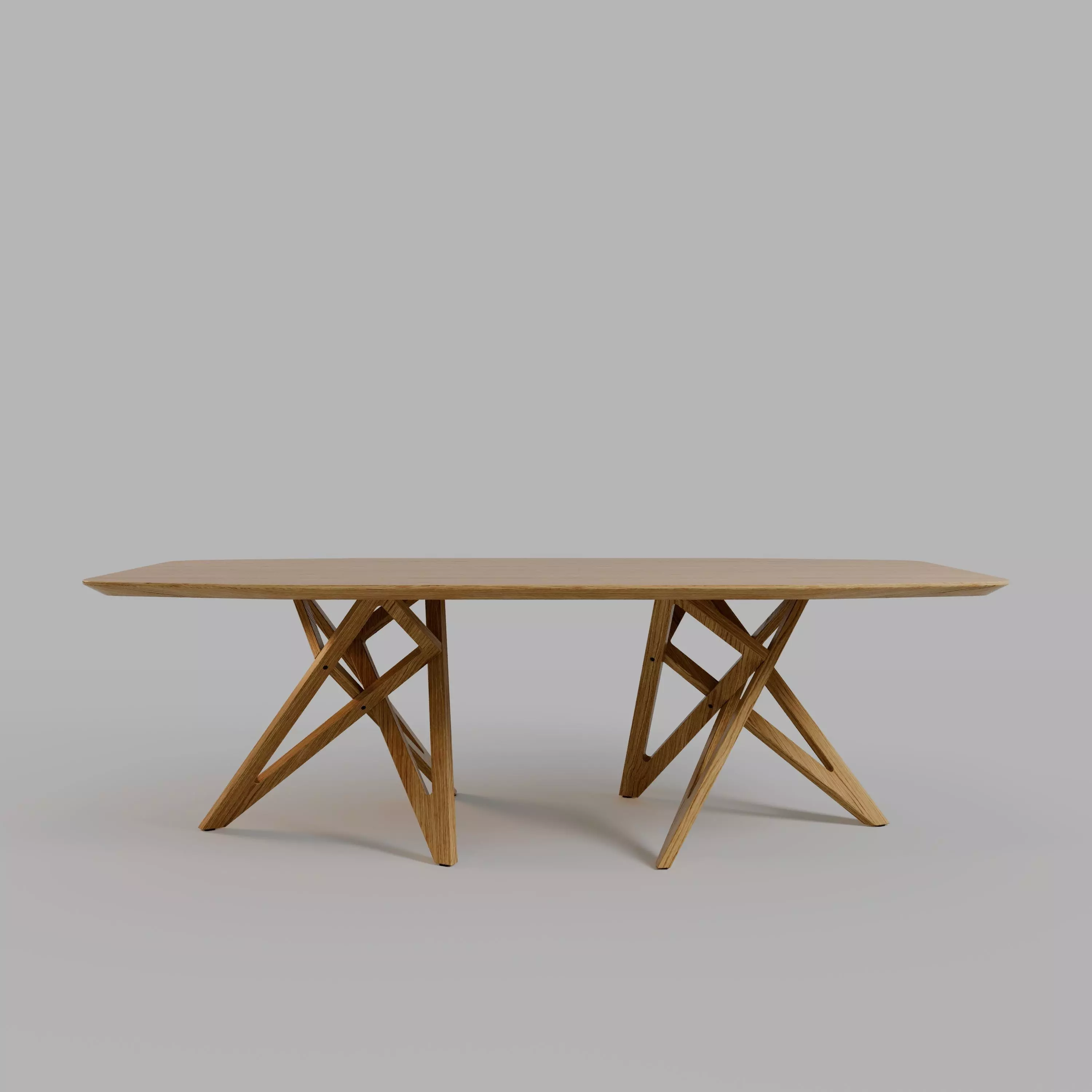 ENNEA DINING TABLE BARREL-SHAPED 3D model_0