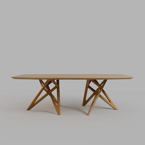 ENNEA DINING TABLE BARREL-SHAPED 3D model