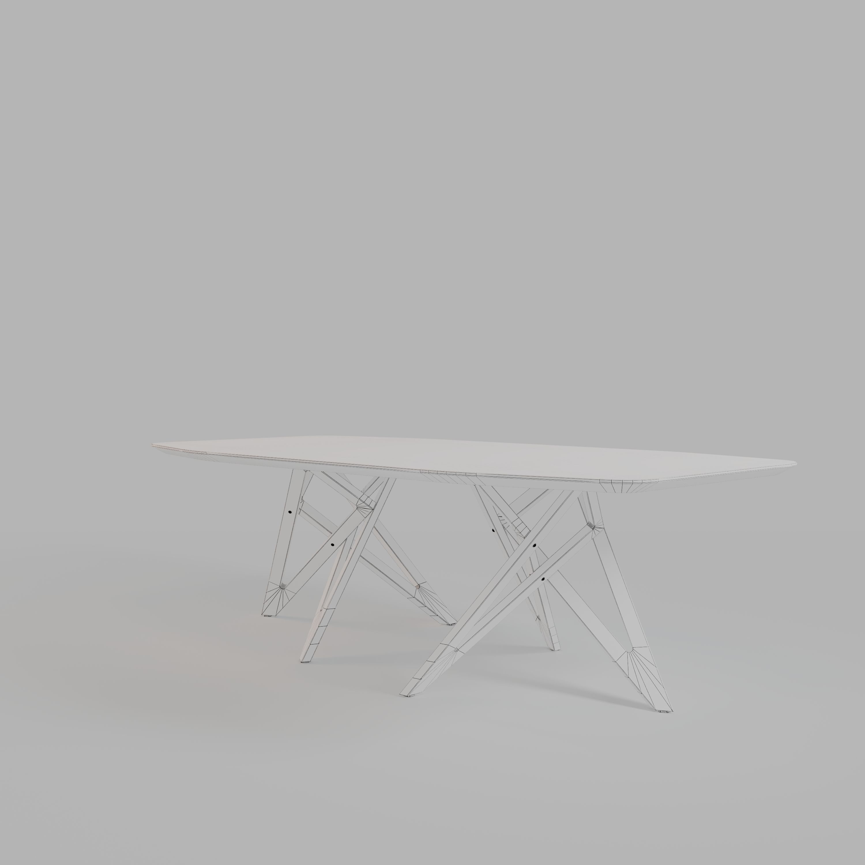 ENNEA DINING TABLE BARREL-SHAPED 3D model_8