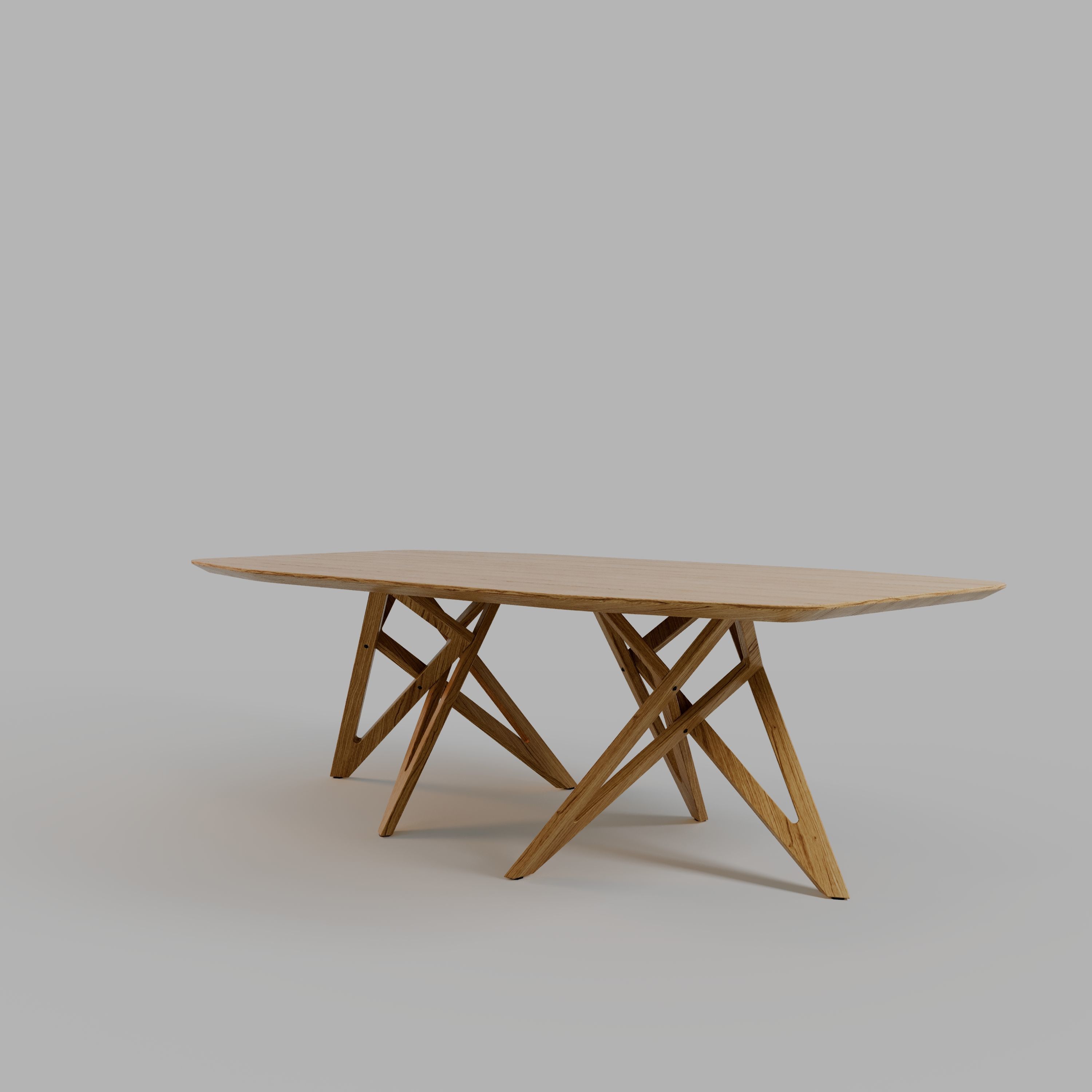 ENNEA DINING TABLE BARREL-SHAPED 3D model_3