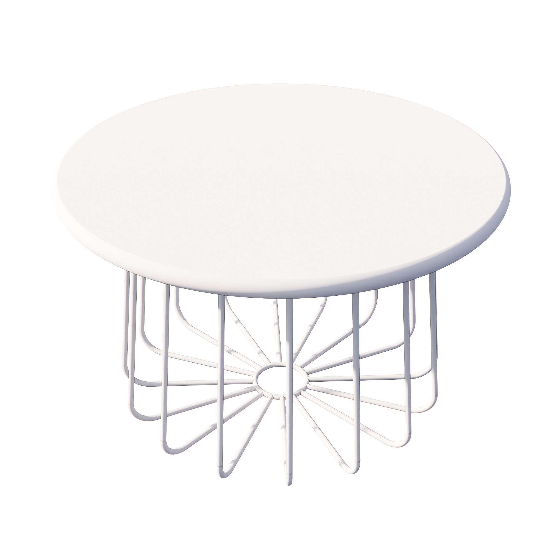 Table Coco Metal-Wood 3D model_2