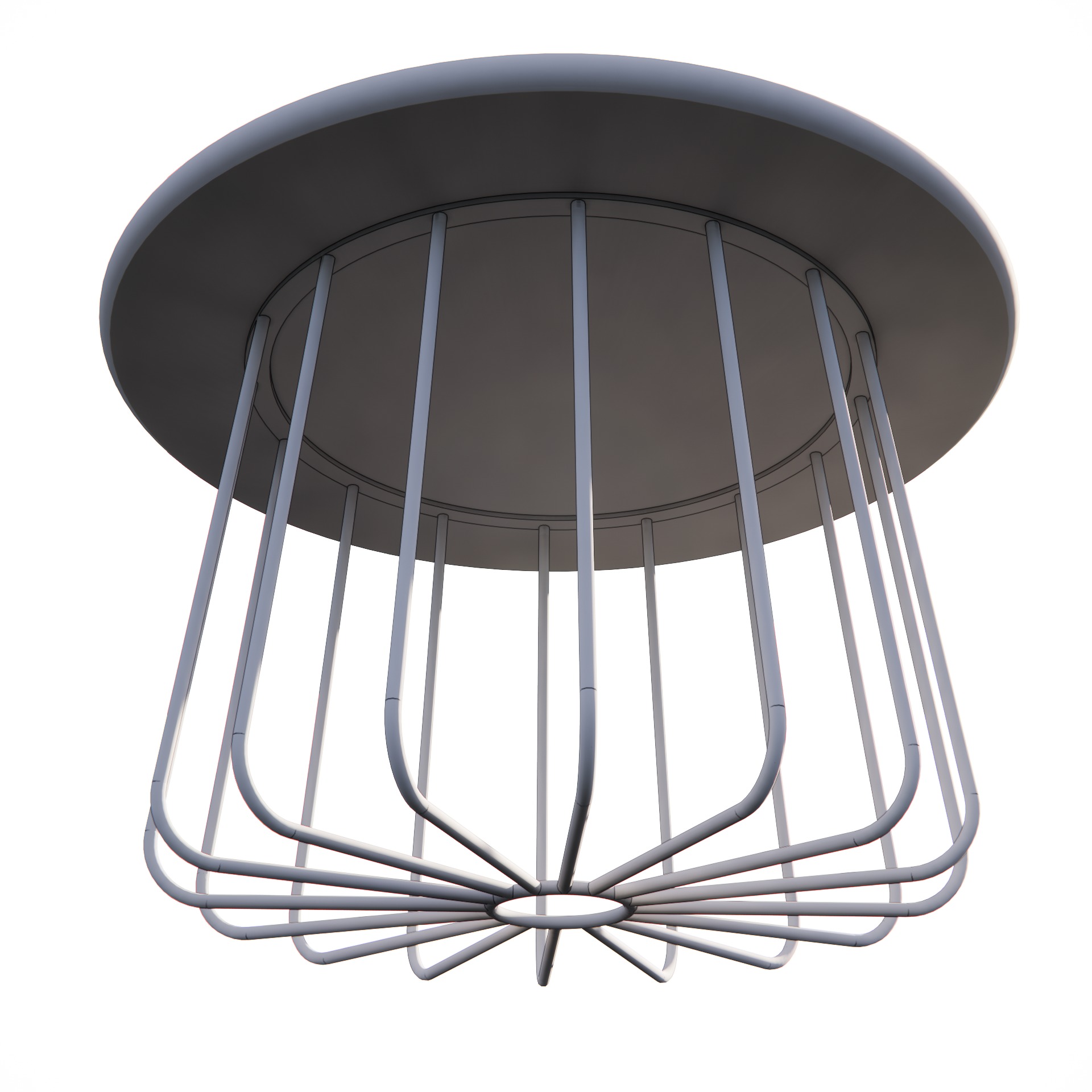 Table Coco Metal-Wood 3D model_4