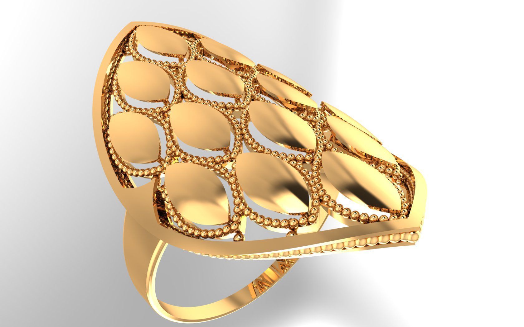 arabesque ring  Free 3D print model_1