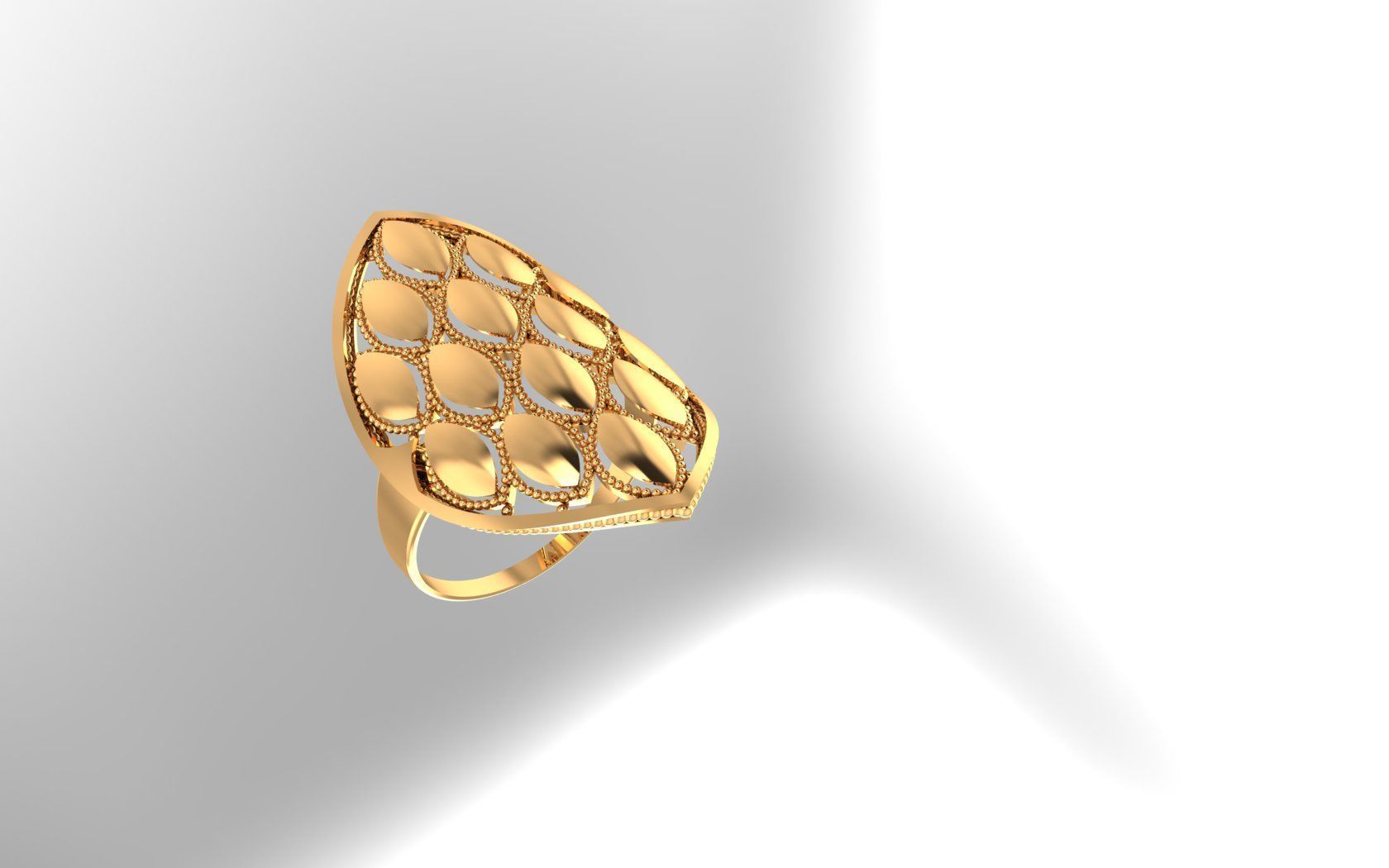 arabesque ring  Free 3D print model_3