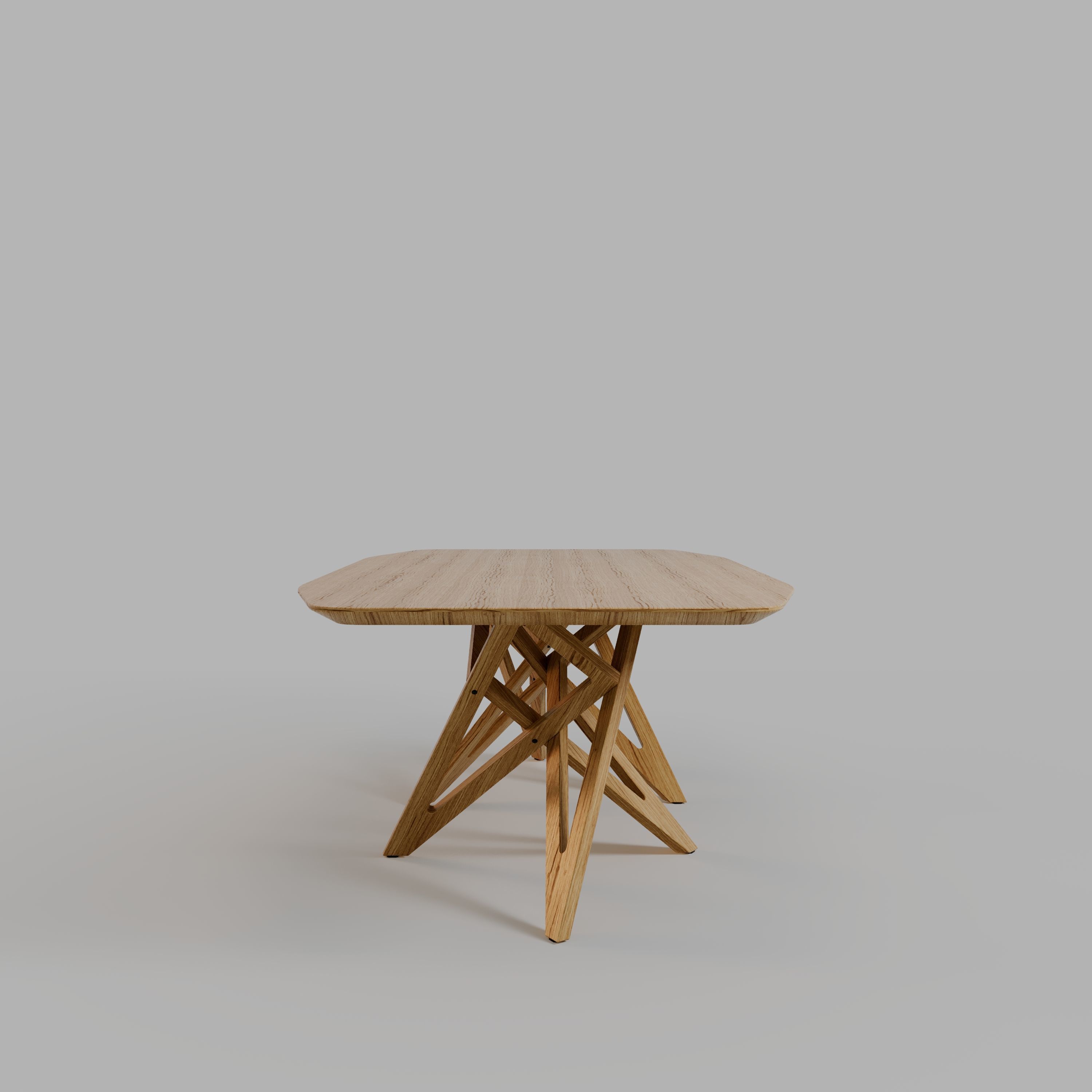 ENNEA DINING TABLE OVAL and BARREL-SHAPED 3D model_3