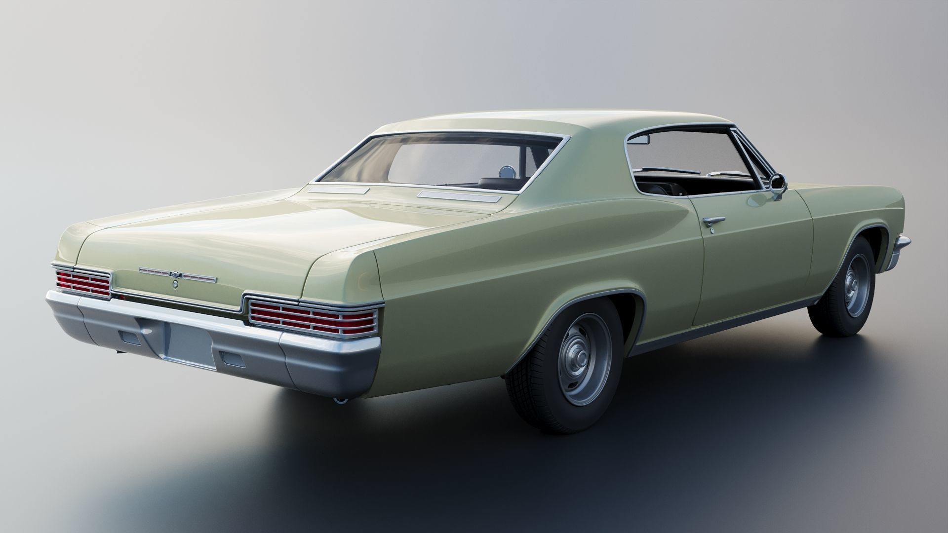 Chevrolet Caprice 1966 3D print model_7
