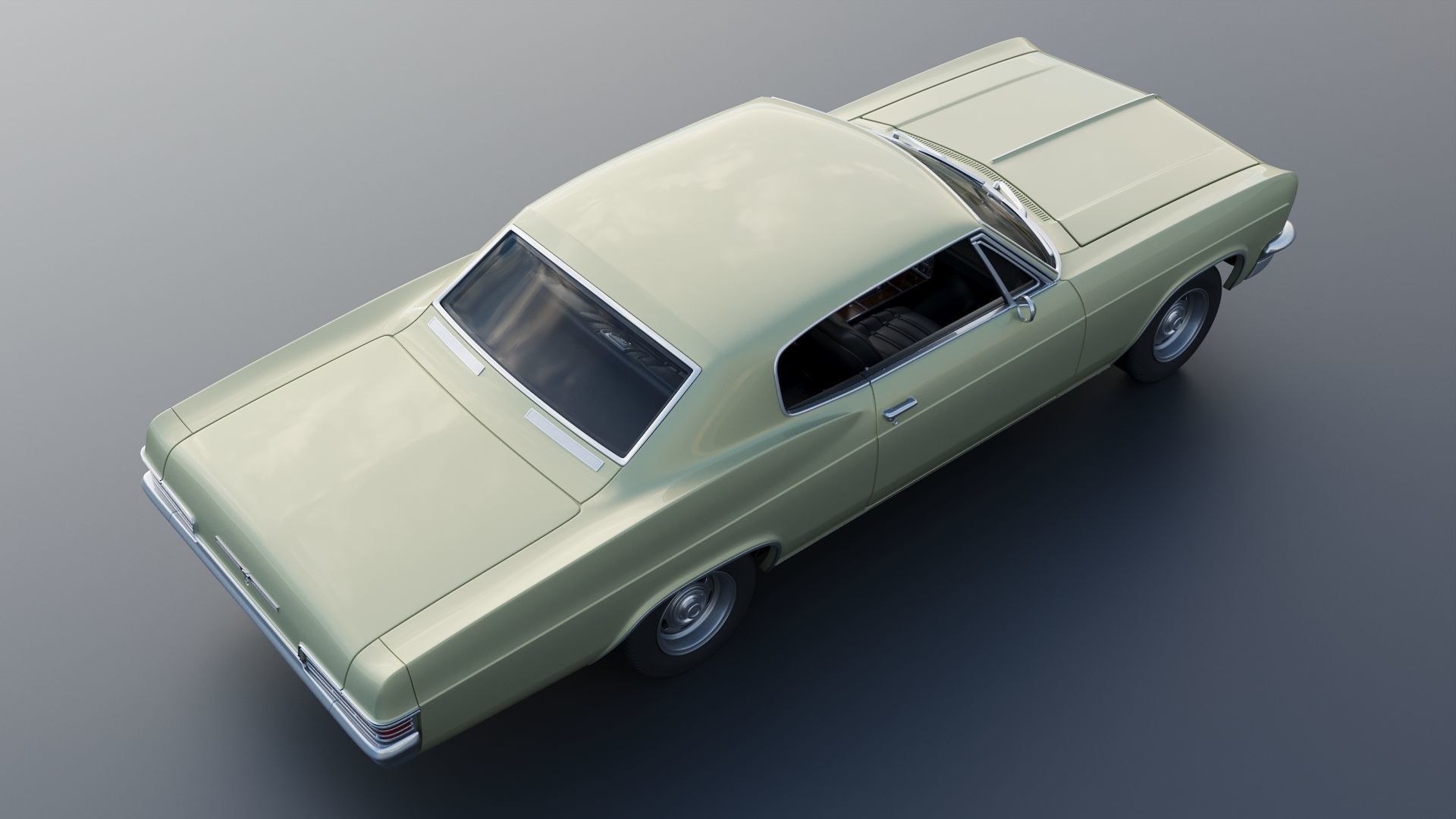 Chevrolet Caprice 1966 3D print model_8