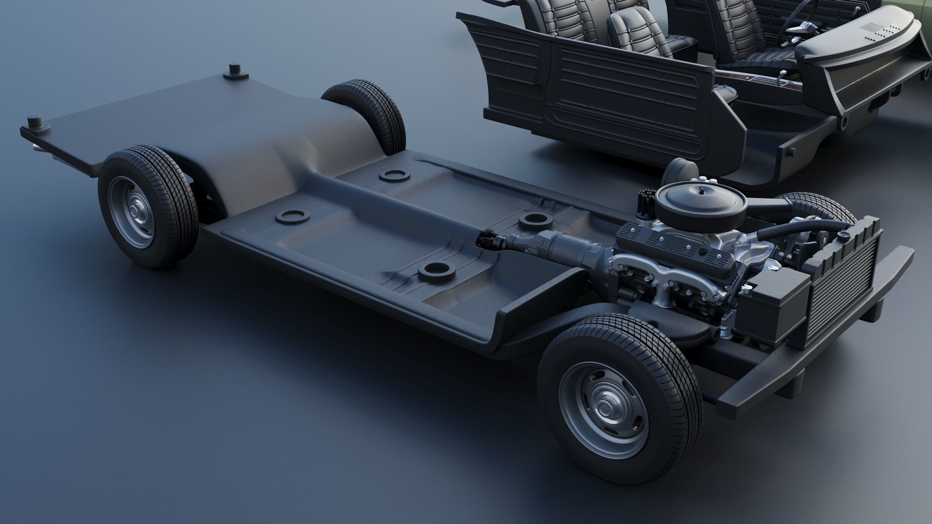 Chevrolet Caprice 1966 3D print model_30