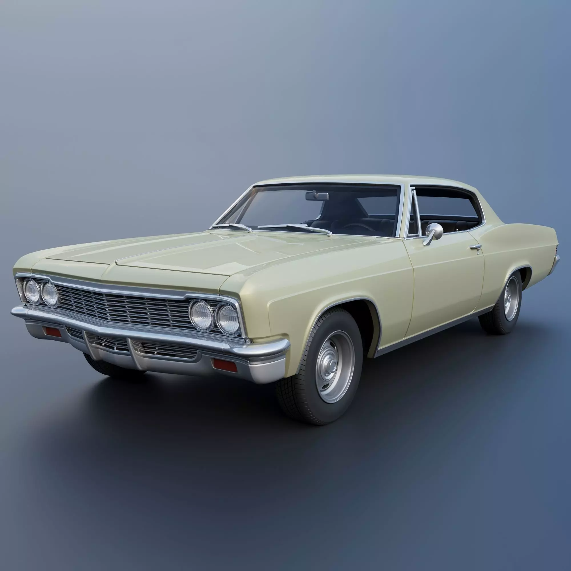 Chevrolet Caprice 1966 3D print model_0