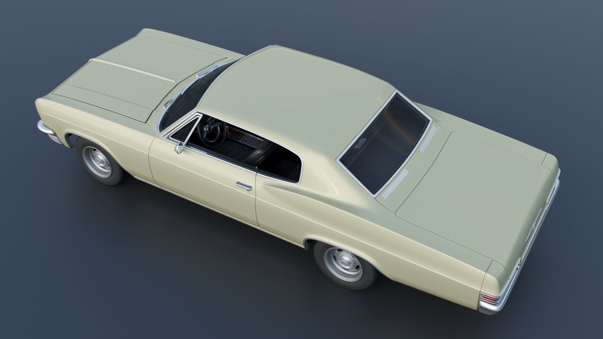 Chevrolet Caprice 1966 3D print model_5