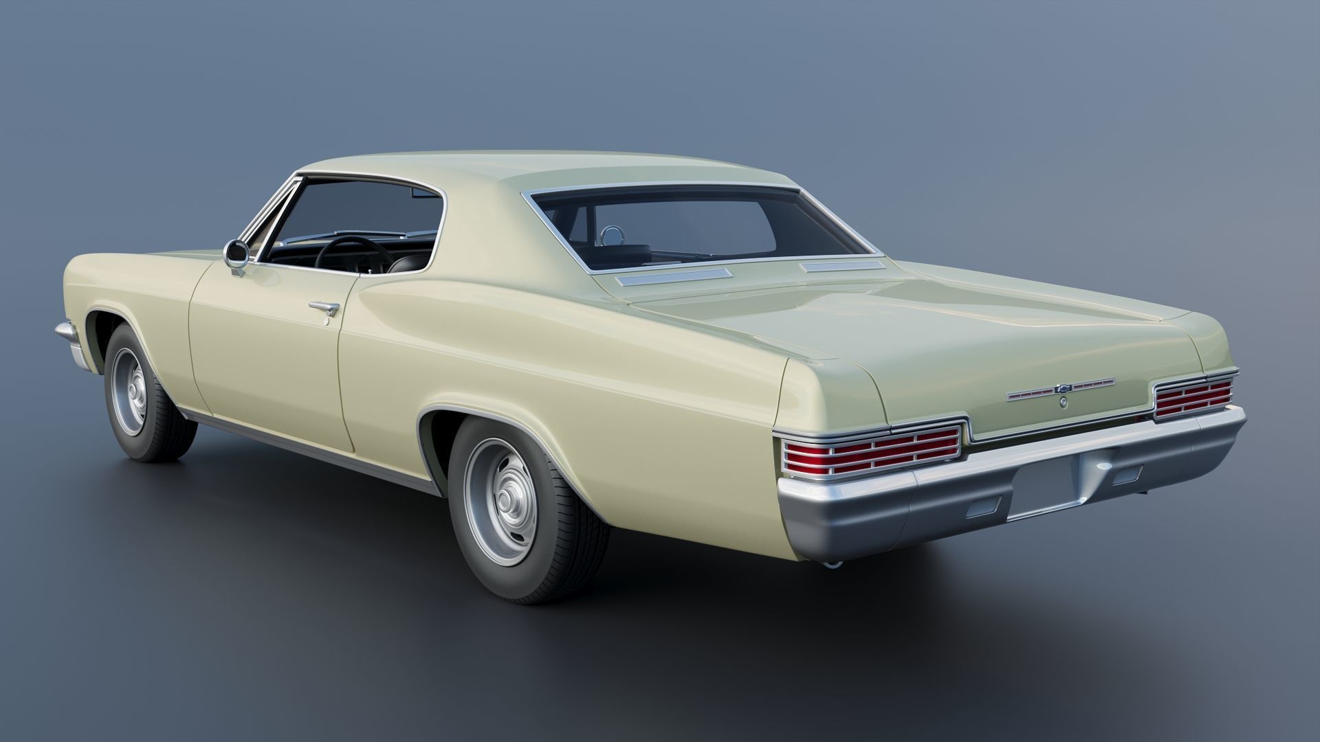 Chevrolet Caprice 1966 3D print model_4