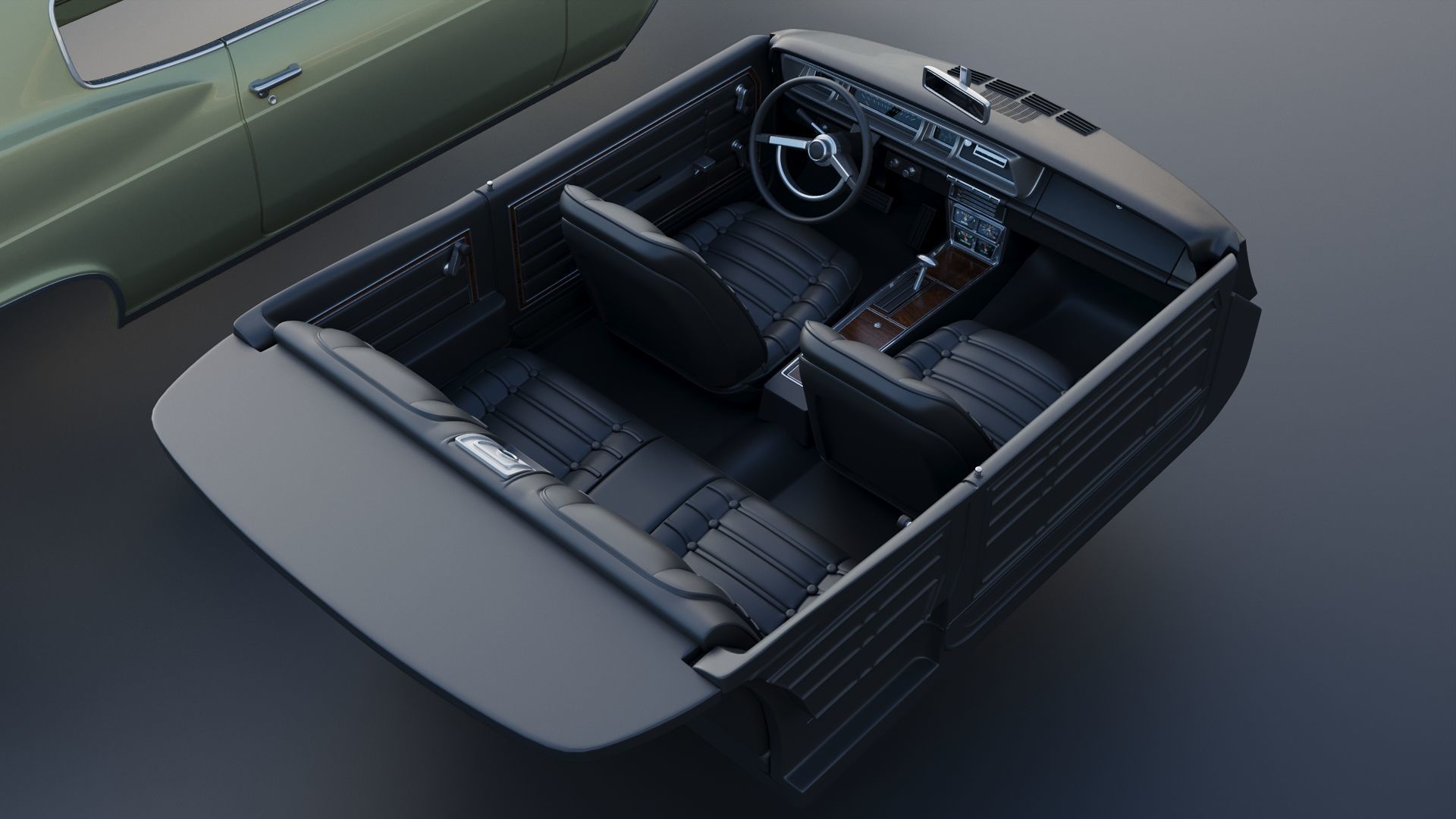 Chevrolet Caprice 1966 3D print model_26