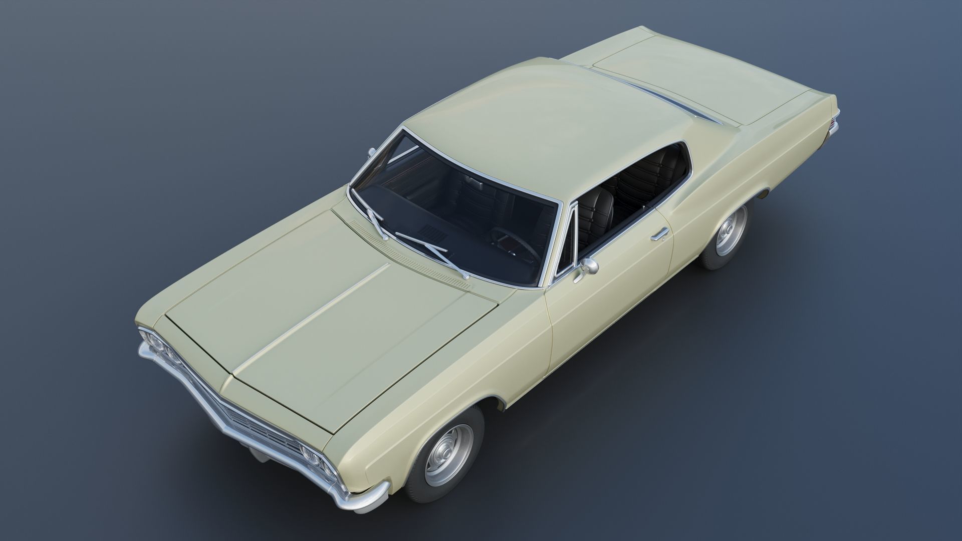 Chevrolet Caprice 1966 3D print model_13
