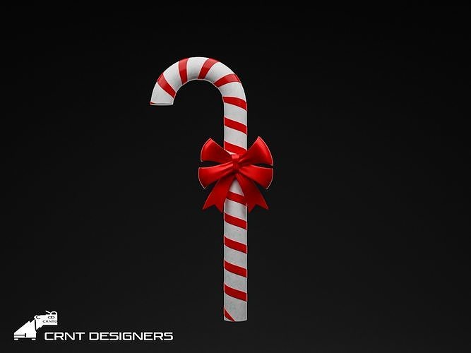 Christmas Candy Cane 3D model