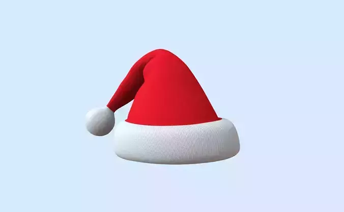 Christmas Santa Claus Hat v001