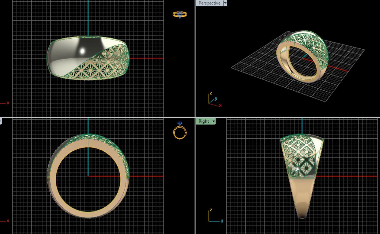 arabesque ring  Free 3D print model_1