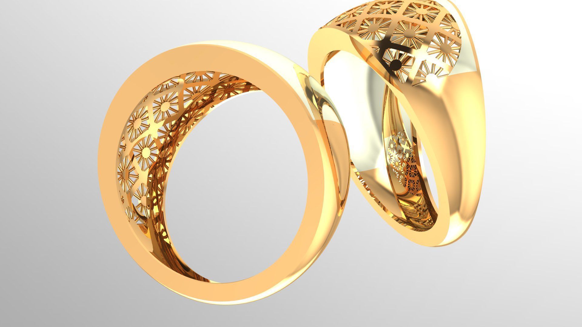 arabesque ring  Free 3D print model_2