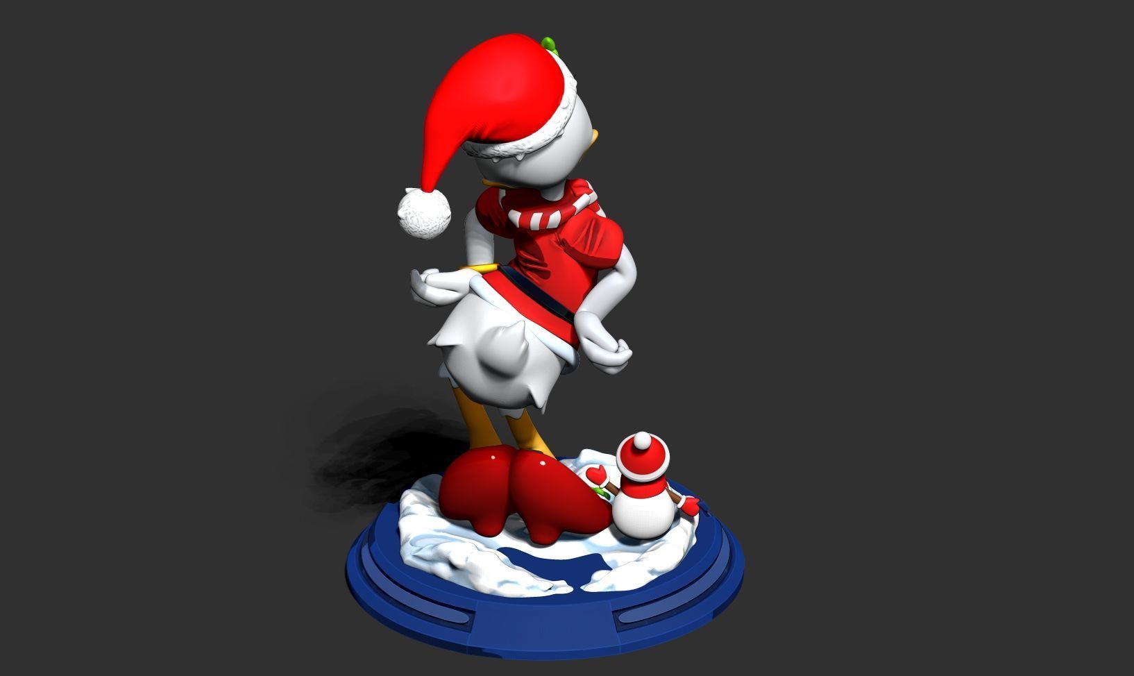 Santa Daisy Duck 3D print model_17