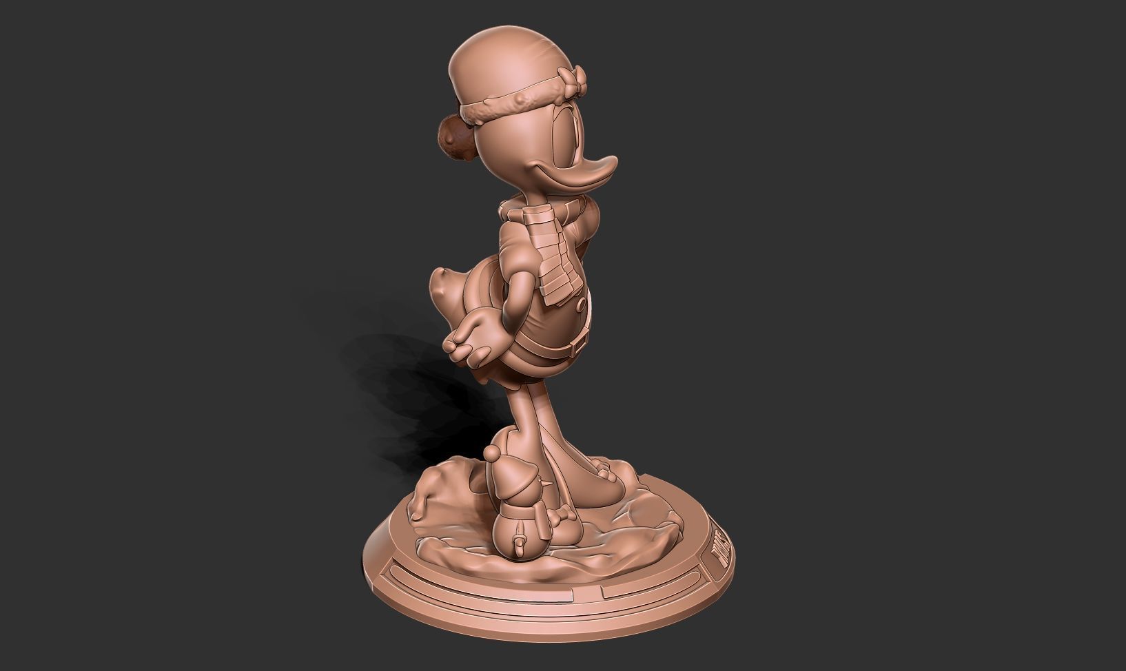 Santa Daisy Duck 3D print model_19