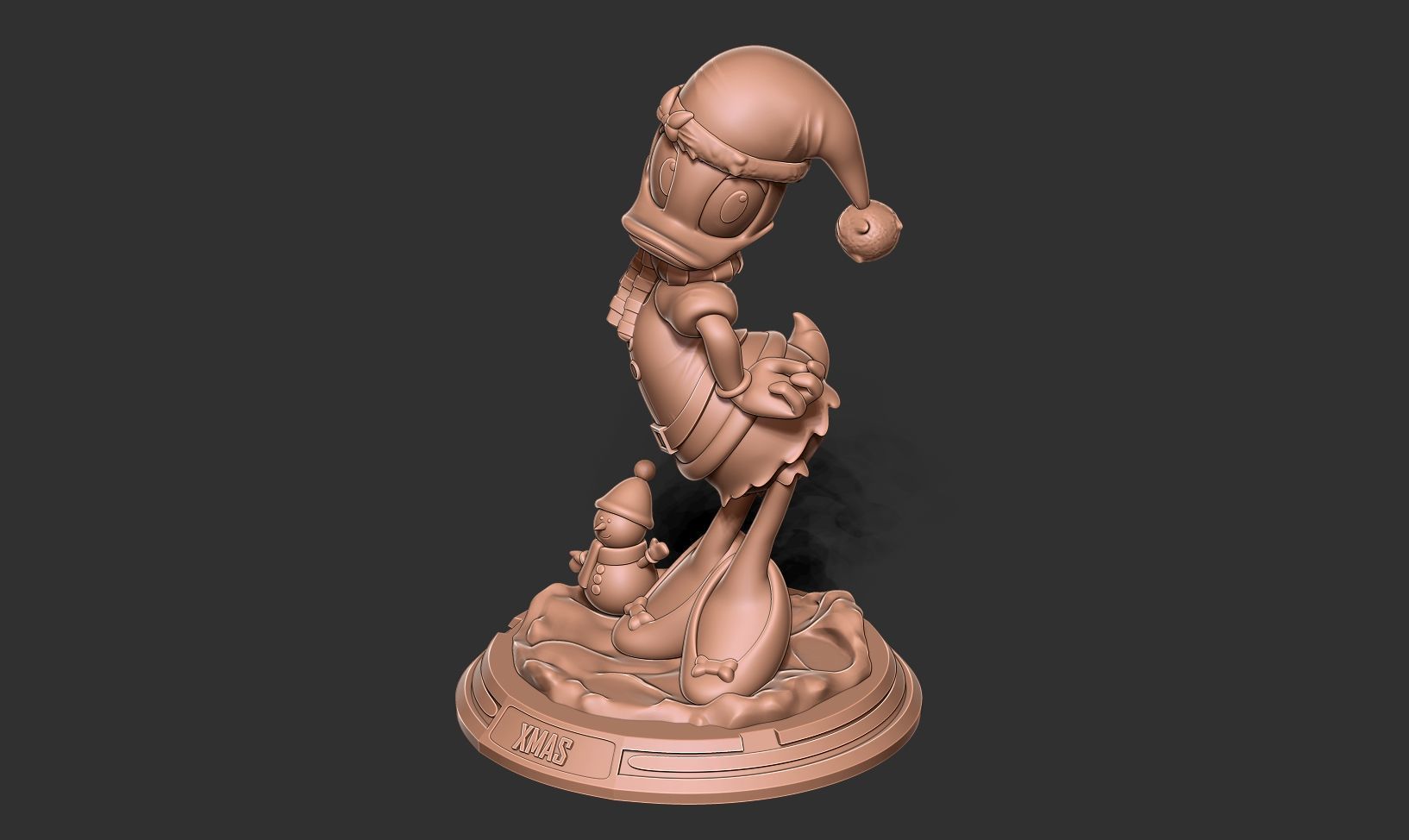 Santa Daisy Duck 3D print model_16