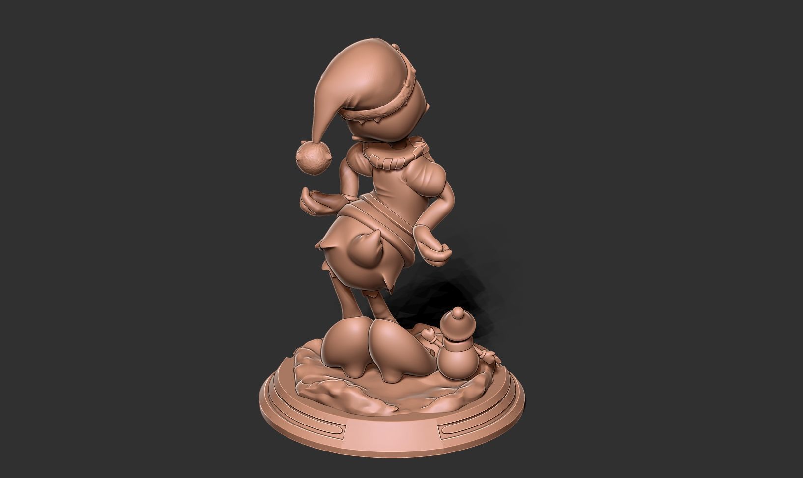 Santa Daisy Duck 3D print model_18