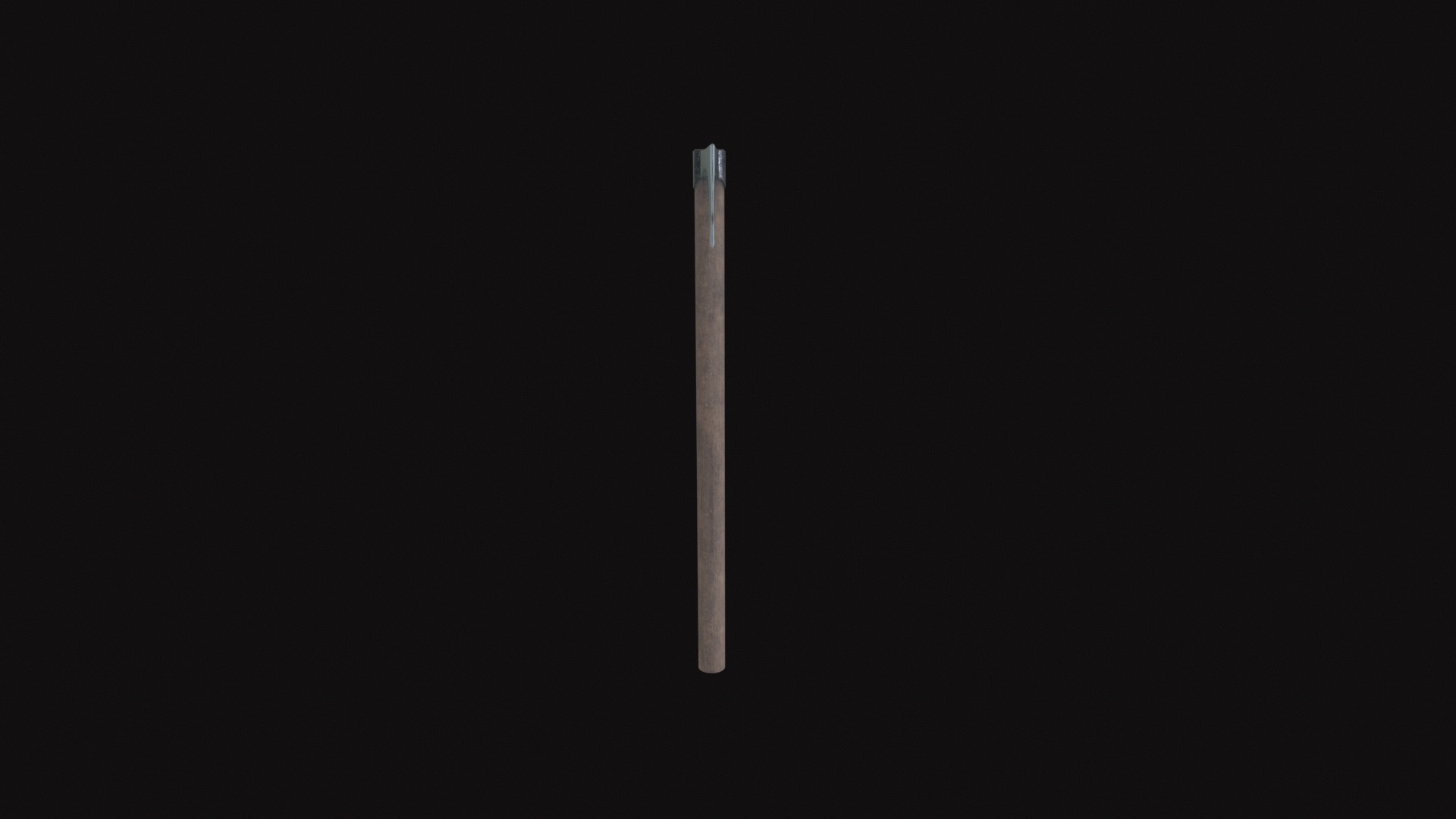 Medieval Axe Low-poly 3D model_5