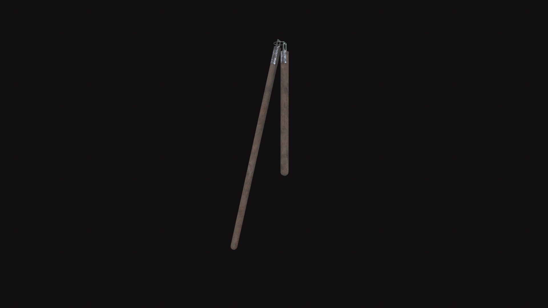Medieval Flail V01 Low-poly 3D model_7