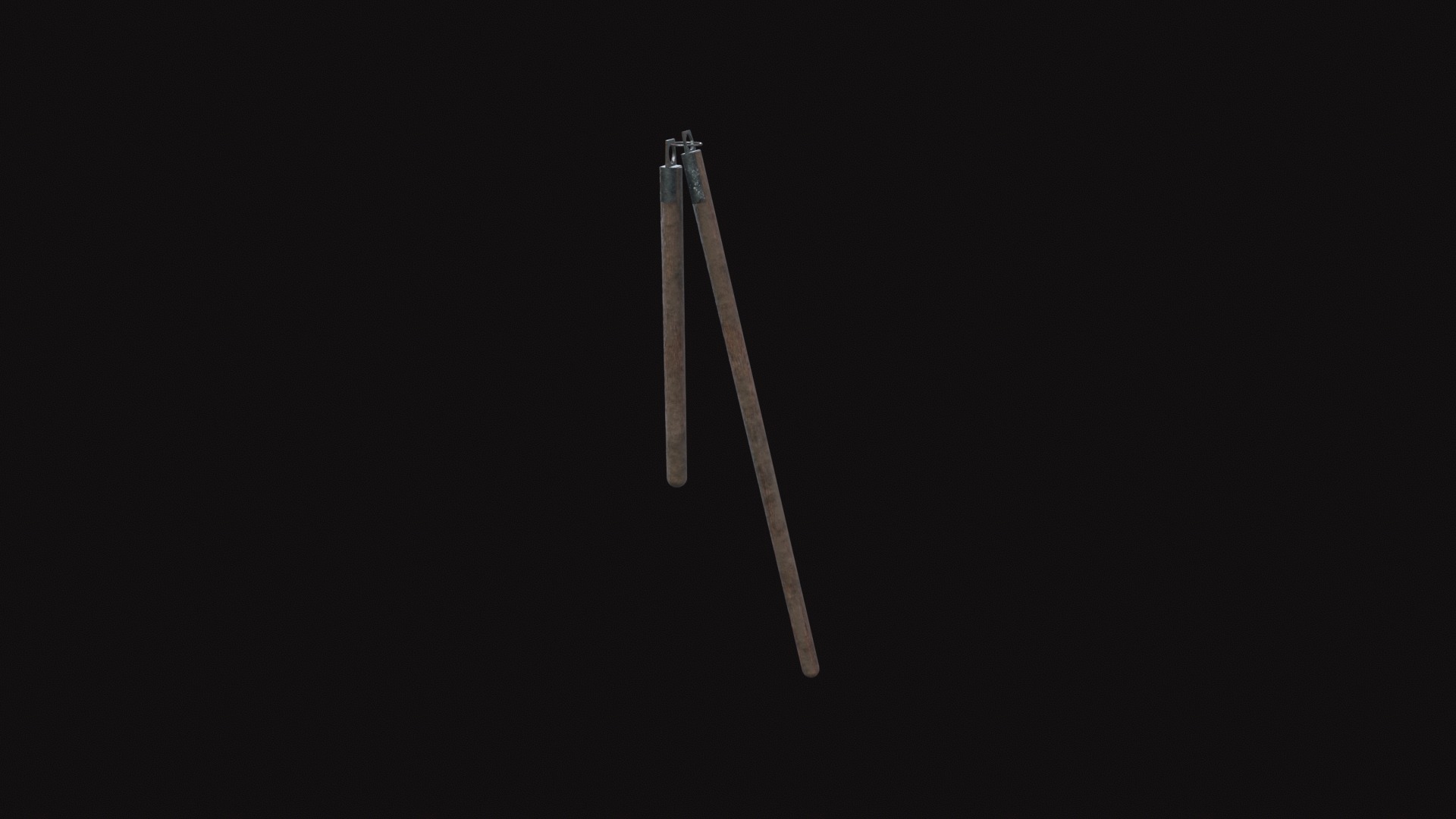 Medieval Flail V01 Low-poly 3D model_8
