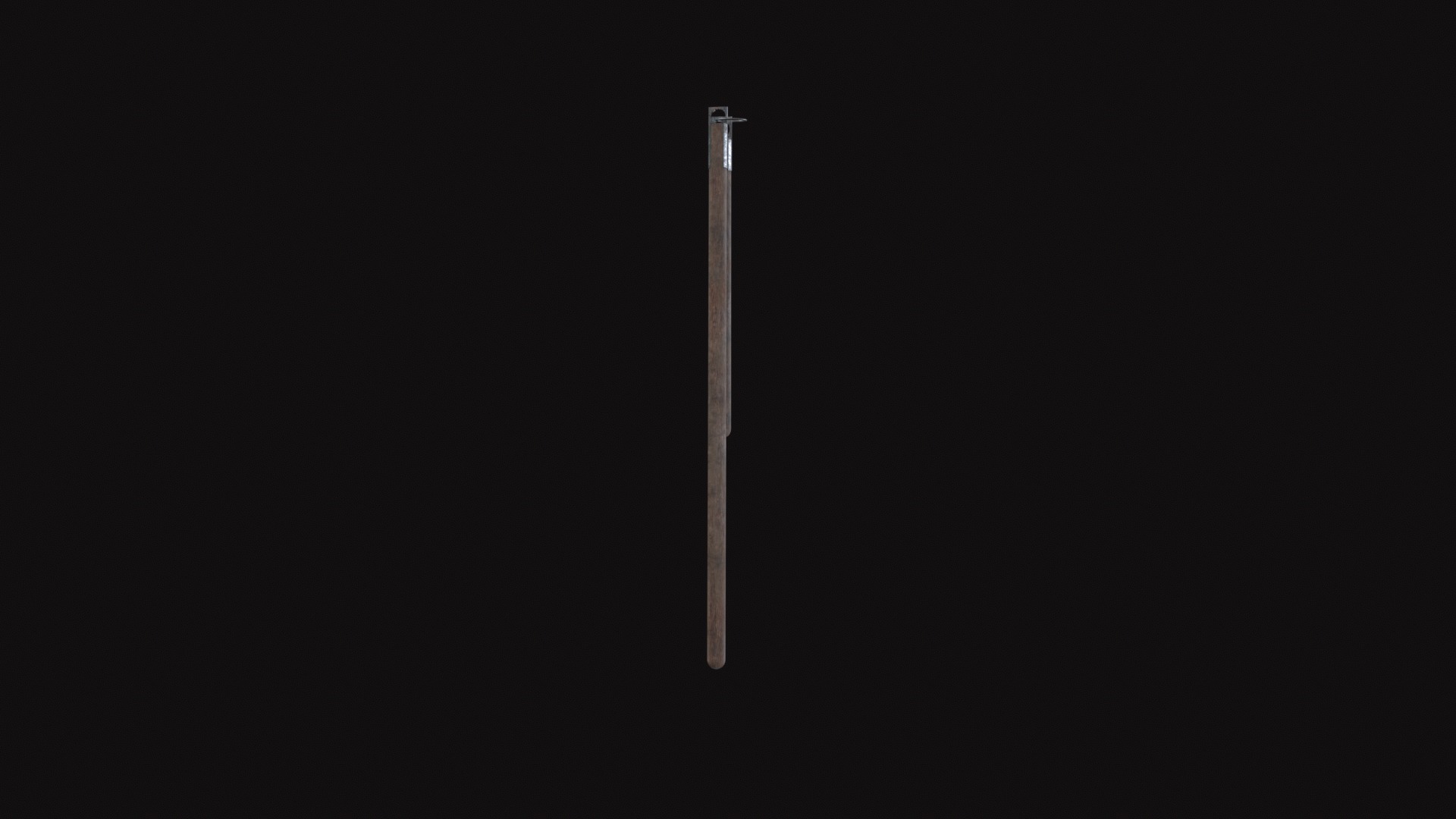 Medieval Flail V01 Low-poly 3D model_3