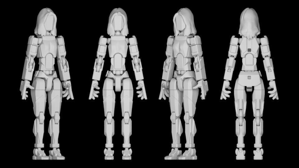 DUMMY FIGURE X-MEN PHOENIX 3D print model_2