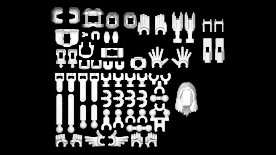 DUMMY FIGURE X-MEN PHOENIX 3D print model_4