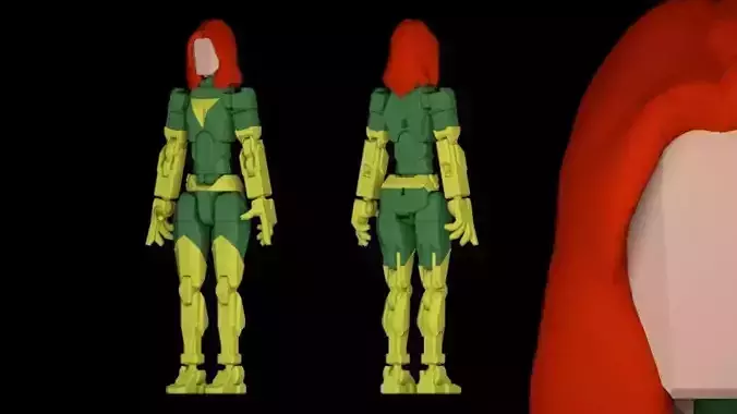 DUMMY FIGURE X-MEN PHOENIX 3D print model